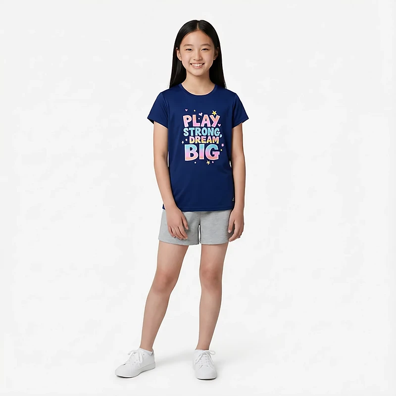 BCG Girls' Turbo GFX Short Sleeve T-shirt