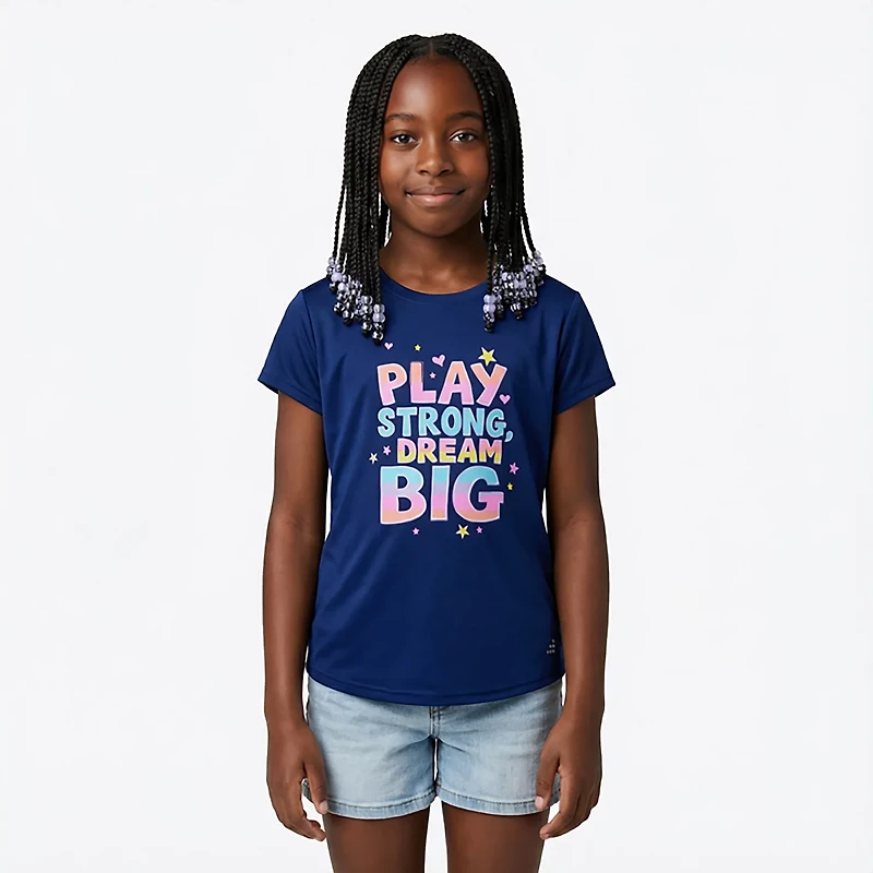 BCG Girls' Turbo GFX Short Sleeve T-shirt