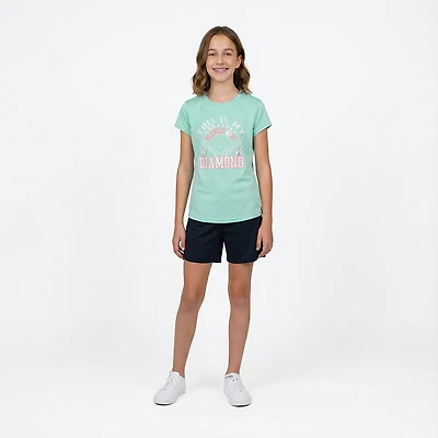 BCG Girls' Turbo GFX Short Sleeve T-shirt