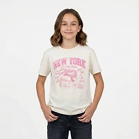 BCG Girls' Cotton Boxy Graphic T-shirt