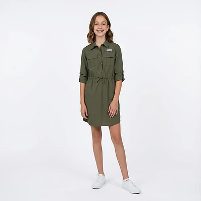 Magellan Outdoors Girls' Laguna Madre Long Sleeve Dress