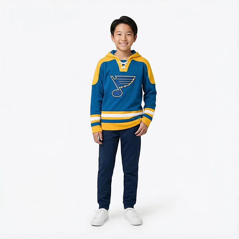 Outerstuff Boys' St. Louis Blues Ageless Must Have Home Fleece Hockey Hoodie