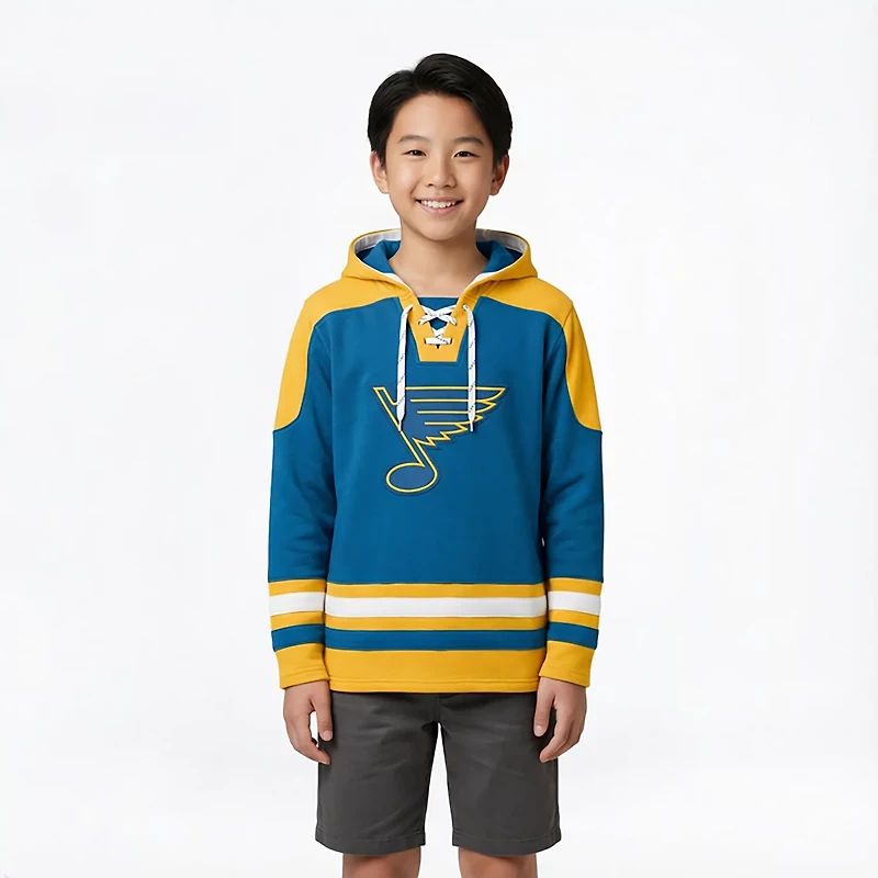 Outerstuff Boys' St. Louis Blues Ageless Must Have Home Fleece Hockey Hoodie
