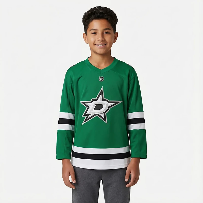 Outerstuff Boys' Dallas Stars Replica Home Team Hockey Jersey