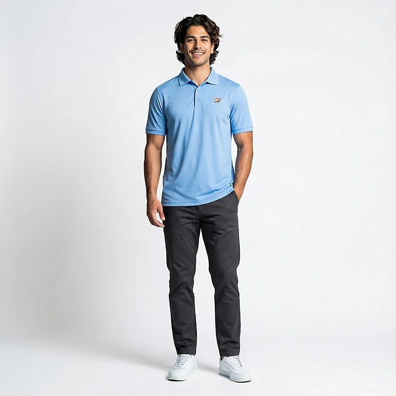 Antigua Men's Oklahoma City Thunder Legacy Pique Polo Shirt