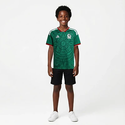 adidas Kids' Mexico World Cup 2026 Home Jersey
