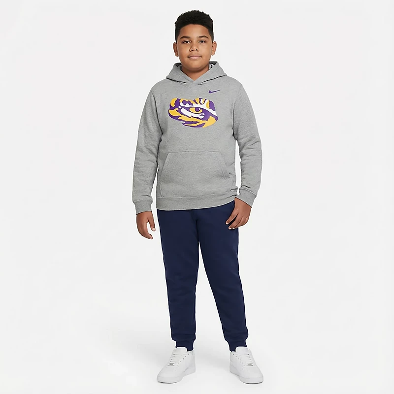 Nike Youth LSU Mascot Club Fleece Hoodie