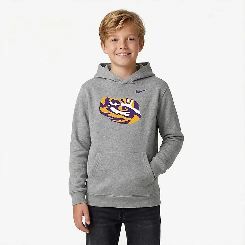 Nike Youth LSU Mascot Club Fleece Hoodie