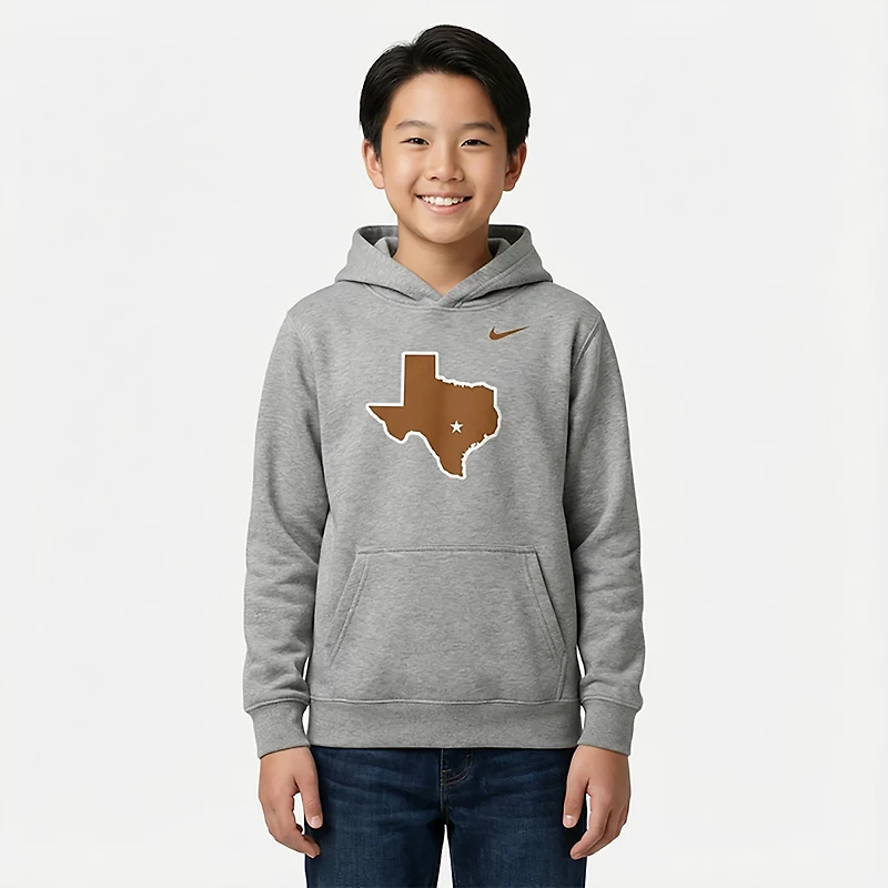 Nike Youth Texas Mascot Club Fleece Hoodie