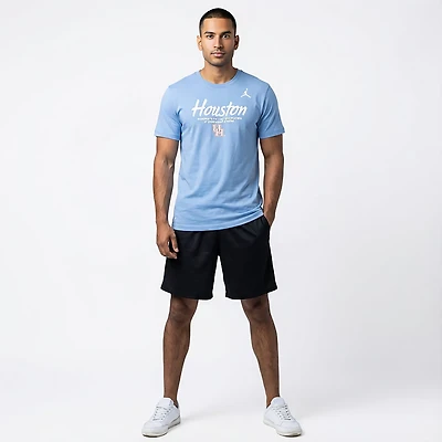 Jordan Men’s University of Houston Blue Out Athletics Dri-FIT Cotton T-shirt