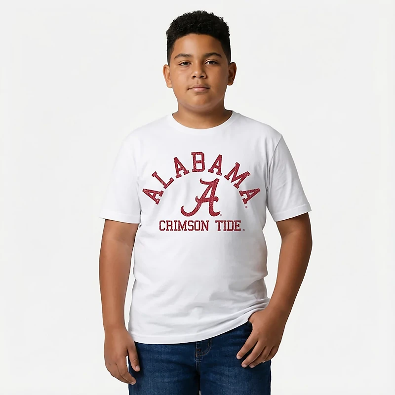 Wes & Willy Youth Alabama Arch Over Logo T-shirt
