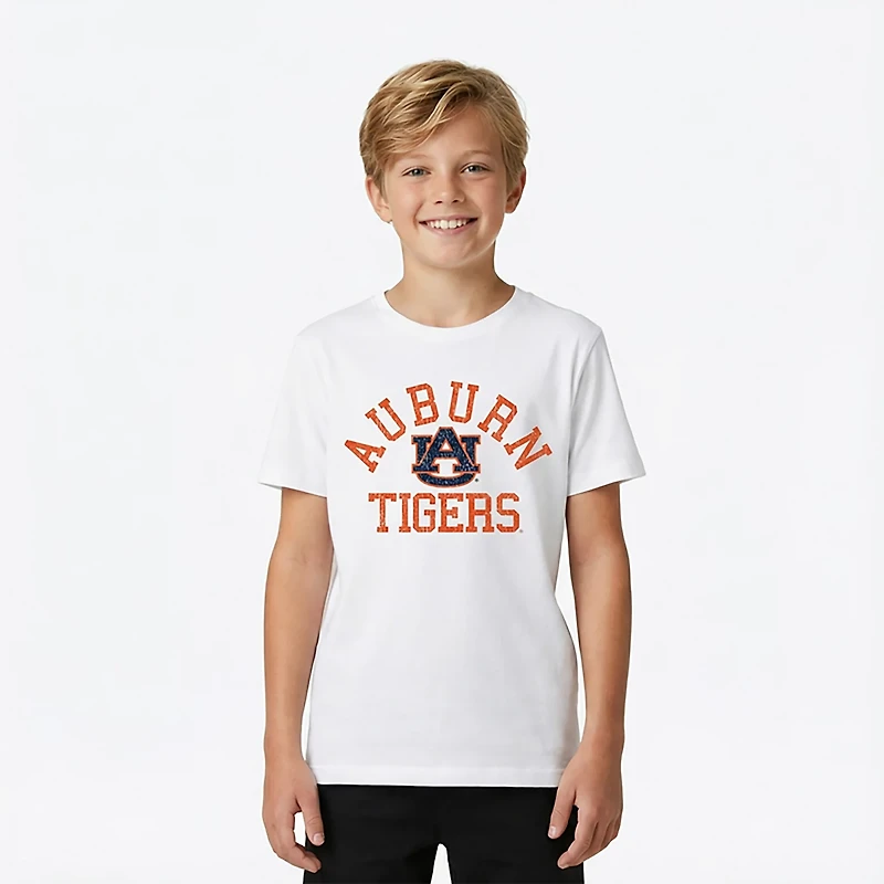 Wes & Willy Youth Auburn Arch Over Logo T-shirt