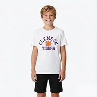 Wes & Willy Youth Clemson Arch Over Logo T-shirt