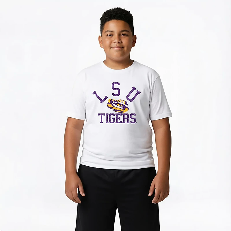 Wes & Willy Youth LSU Arch Over Logo T-shirt