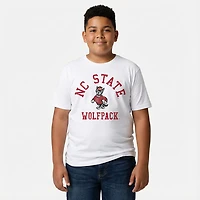 Wes & Willy Youth NC State Arch Over Logo T-shirt
