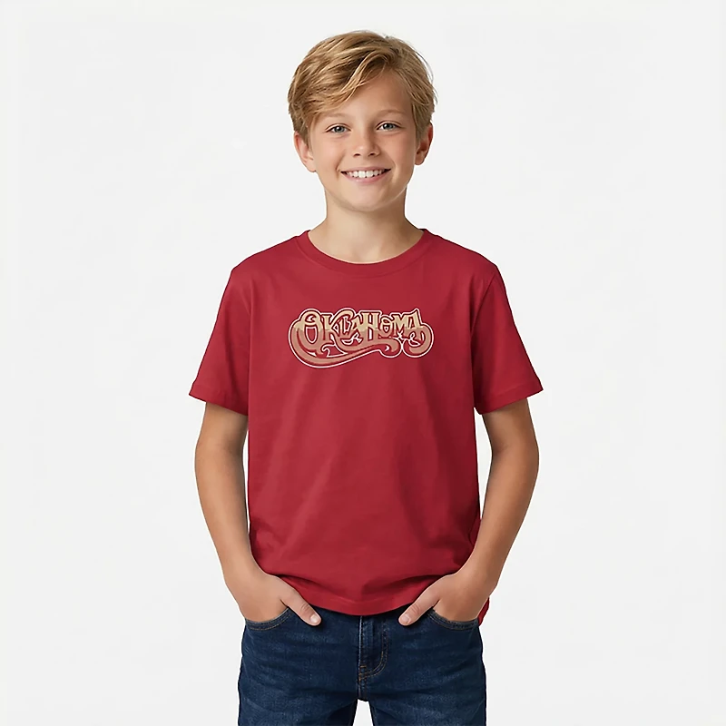Wes & Willy Youth Oklahoma Vault Logo T-shirt