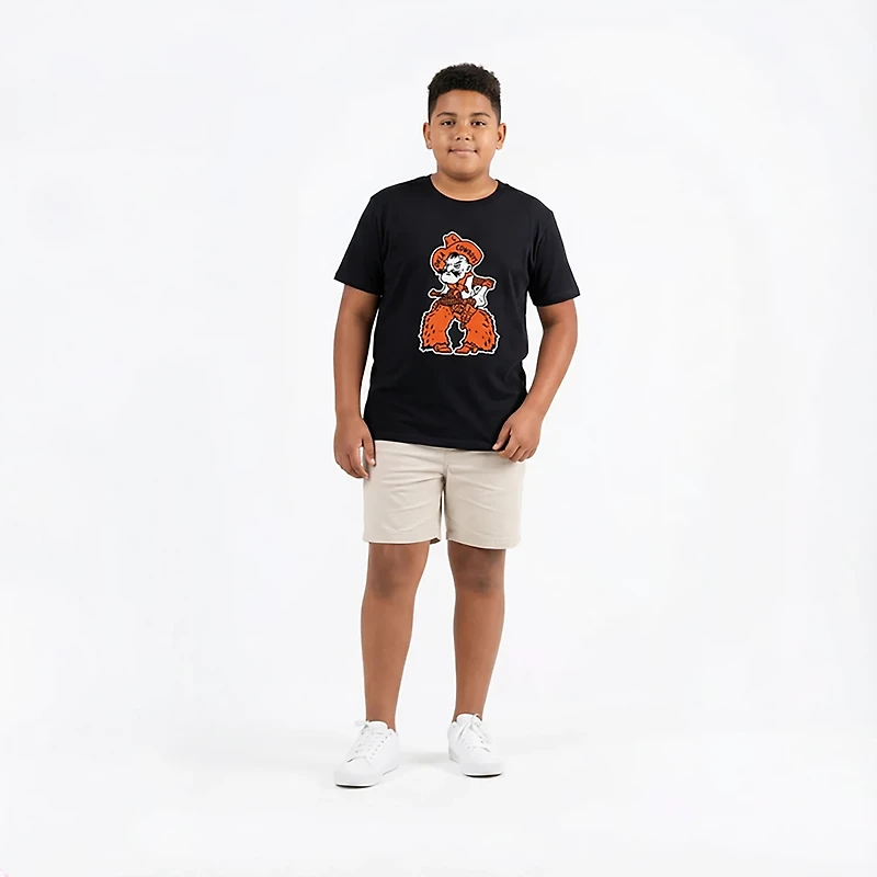 Wes & Willy Youth Oklahoma State Vault Logo T-shirt