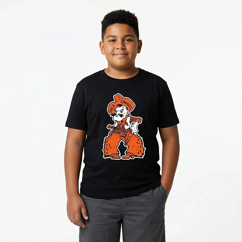 Wes & Willy Youth Oklahoma State Vault Logo T-shirt