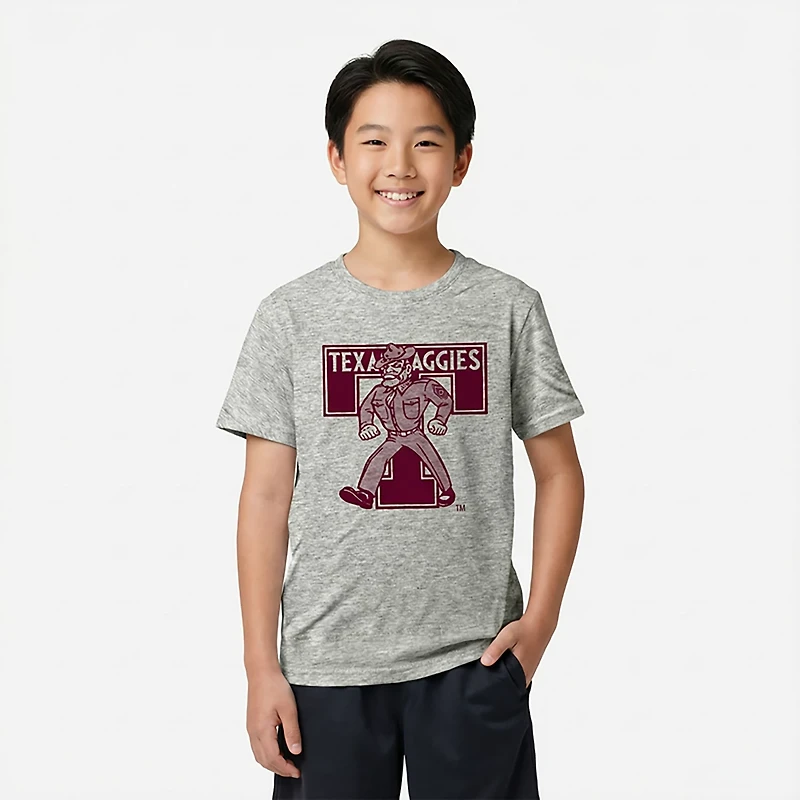 Wes & Willy Youth Texas A&M Vault Logo T-shirt