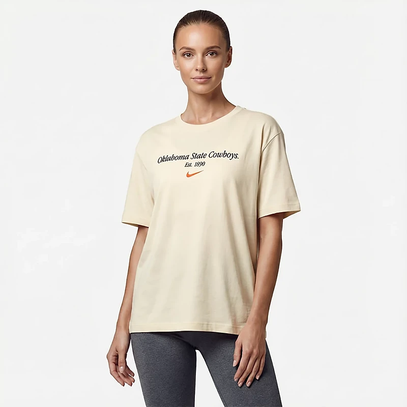 Nike Women's Oklahoma State Team Est Boxy T-shirt