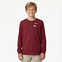 Nike Youth Arkansas Mascot Logo Long Sleeve T-shirt