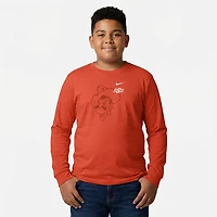 Nike Youth Oklahoma State Mascot Logo Long Sleeve T-shirt