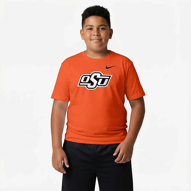 Nike Boys' Oklahoma State Primary Logo T-shirt
