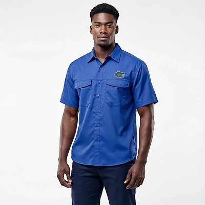Antigua Men's University of Florida Game Day Fishing Shirt