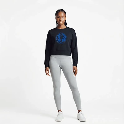 Concepts Sport Women's Mavericks Darby Long Sleeve Crop Top
