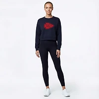 Concepts Sport Women's Chiefs Darby Long Sleeve Crop Top