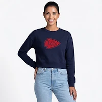 Concepts Sport Women's Chiefs Darby Long Sleeve Crop Top