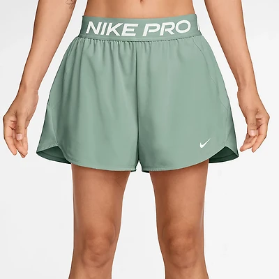 Nike Women's Pro Dri-FIT Mid-Rise Brief-Lined Woven Shorts 3