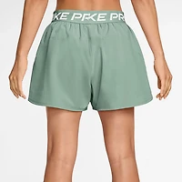 Nike Women's Pro Dri-FIT Mid-Rise Brief-Lined Woven Shorts 3
