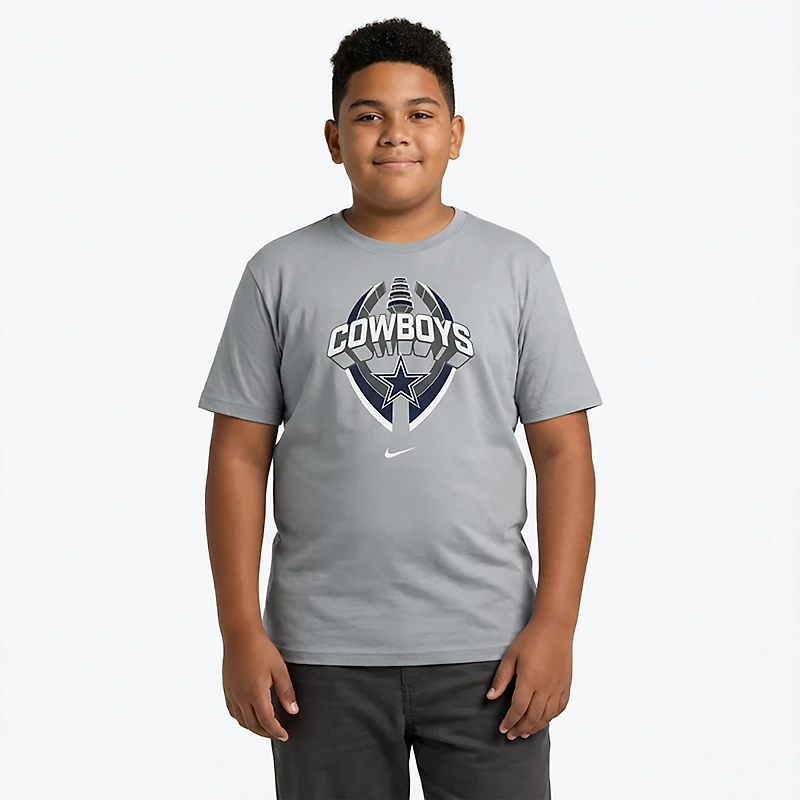 Nike Boys' Dallas Cowboys Icon Legend T-shirt