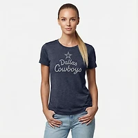 Nike Women's Dallas Cowboys Tri-Blend Fashion Graphic T-shirt