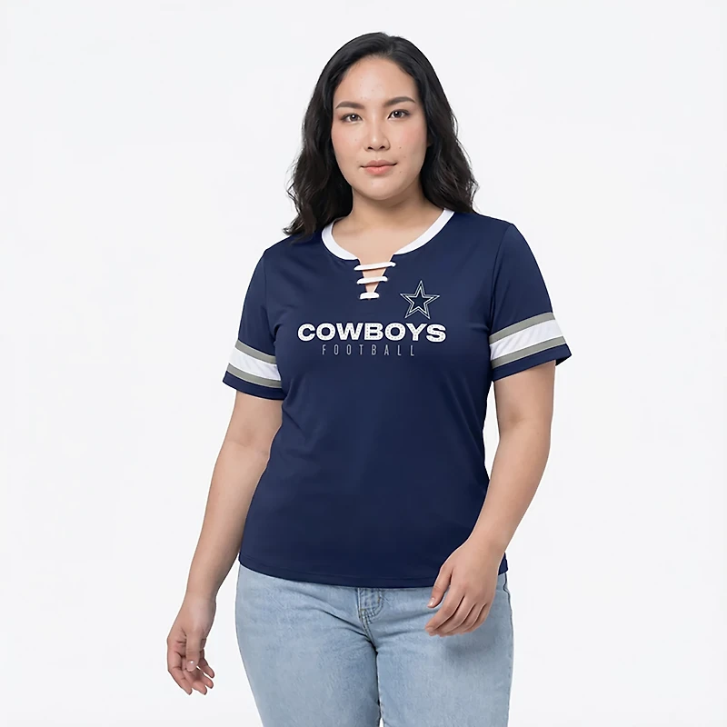 Fanatics Women's Dallas Cowboys Bling Draw Play Fashion Jersey