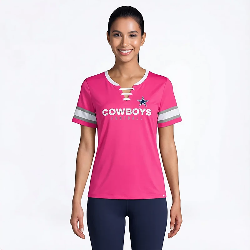 Fanatics Women's Dallas Cowboys Bling Draw Play Fashion Jersey