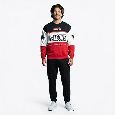 '47 Men's Atlanta Falcons Breeze By Maximalist Long Sleeve Crew Sweatshirt