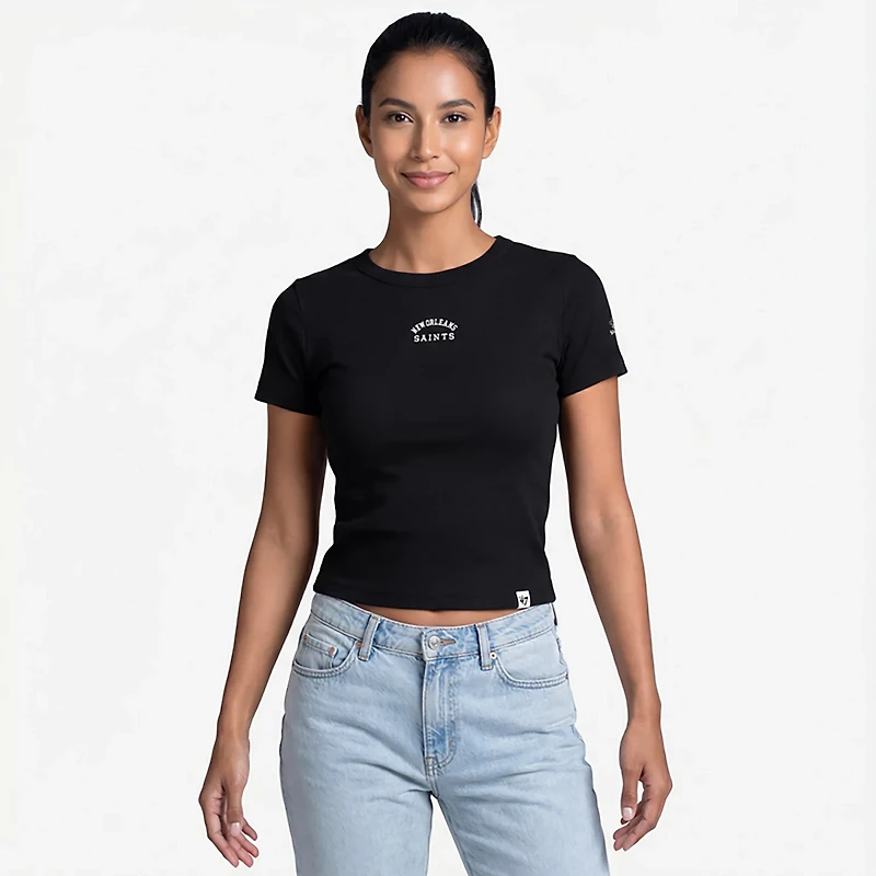 47 Women's Saints Spirited Ribbed Baby T-shirt