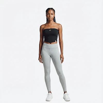 47 Brands Women's New Orleans Saints Micro Embroidered Bandana Tube Top