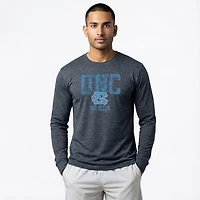 Champion Men's UNC School Initials Over Mascot Triumph Long Sleeve T-shirt