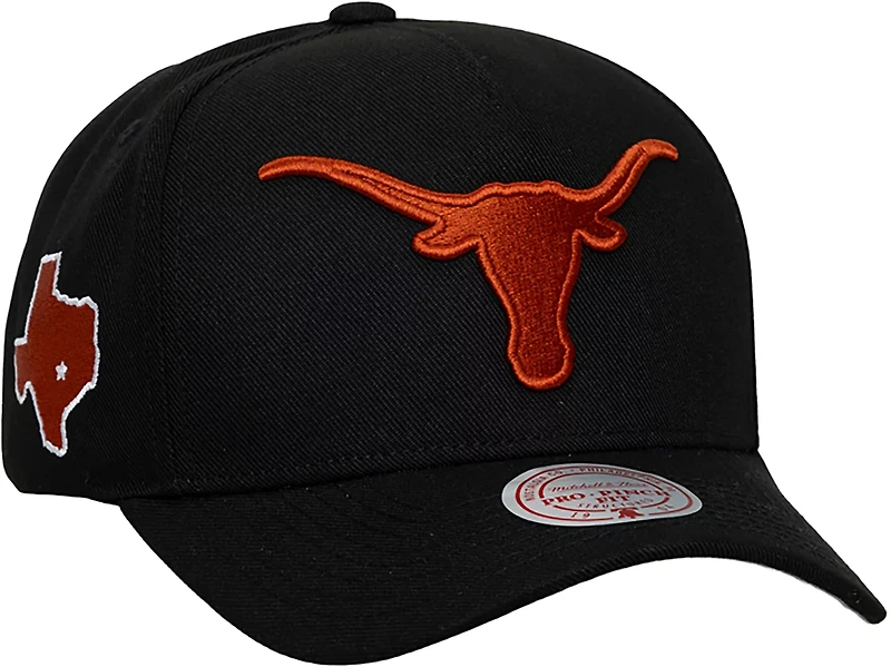 Mitchell & Ness University of Texas Double Clutch Pro Snapback Cap