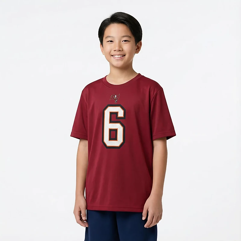 Nike Boys' Buccaneers B. Mayfield Fuse N&N T-shirt