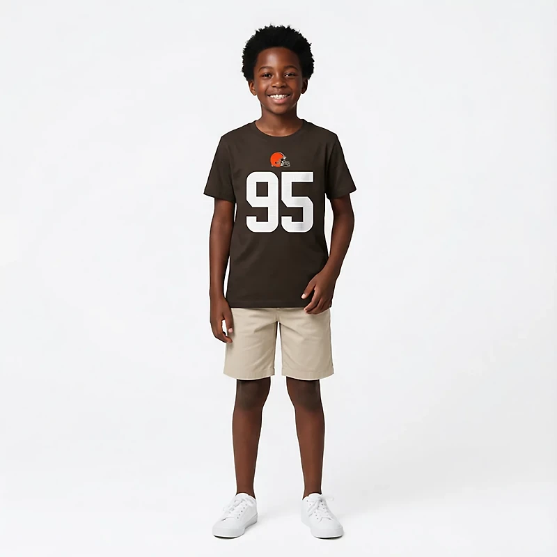 Nike Boys' Browns M. Garrett Fuse N&N T-shirt