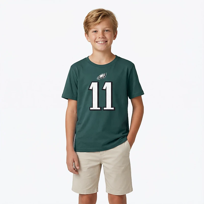 Nike Boys' Eagles A.J. Brown Fuse N&N T-shirt