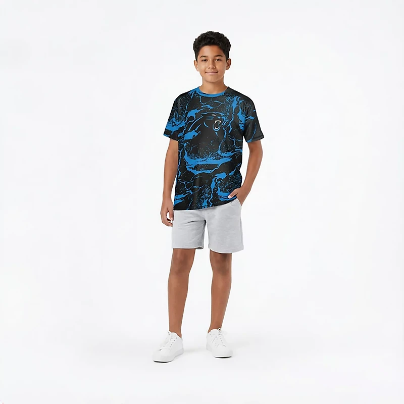 Outerstuff Youth Panthers Endzone Sublimated T-shirt