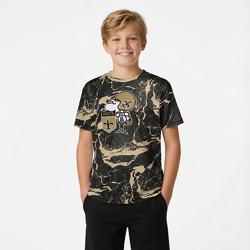 Outerstuff Youth Saints Endzone Sublimated T-shirt