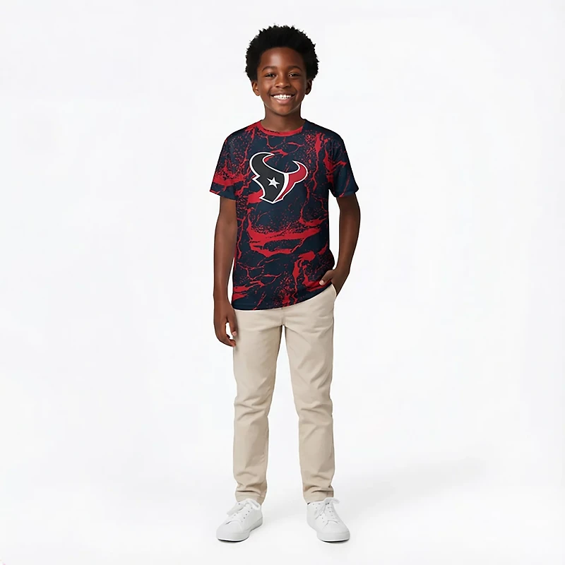 Outerstuff Youth Texans Endzone Sublimated T-shirt