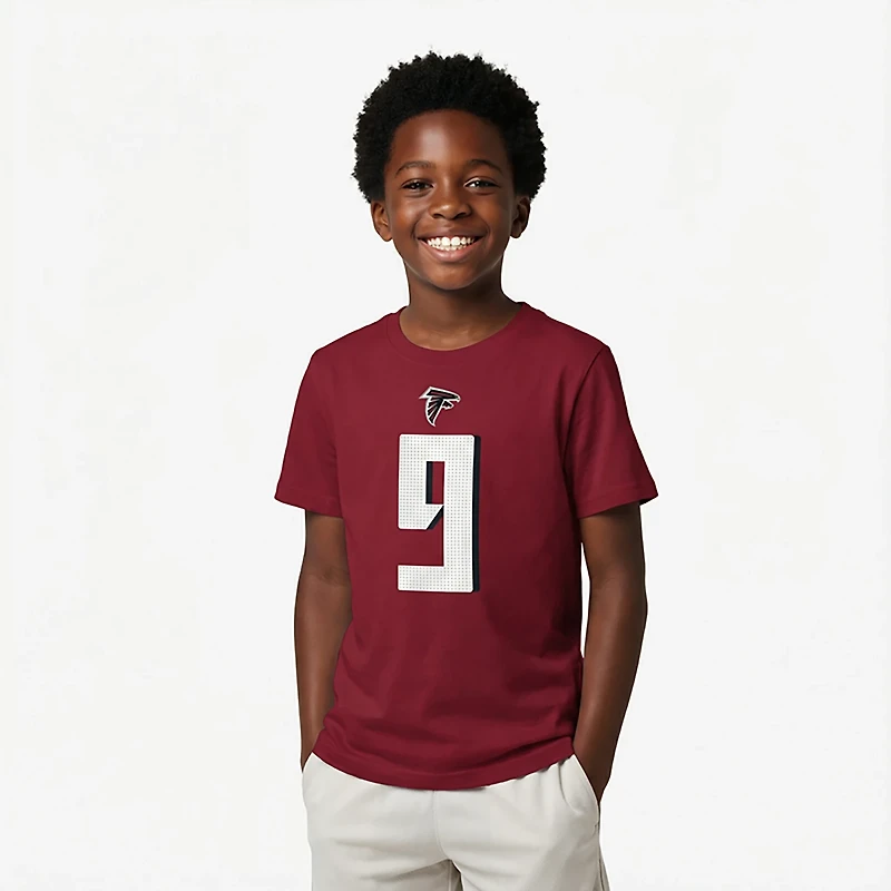 Nike Boys' Atlanta Falcons Michael Penix Jr. #9 Fuse Graphic T-shirt