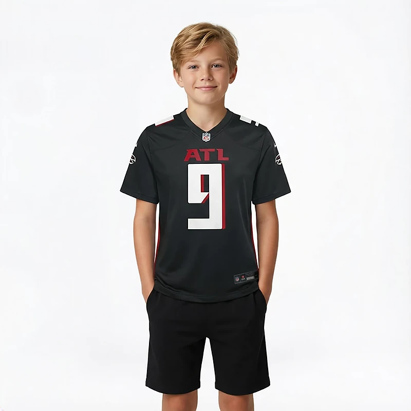 Nike Youth's Atlanta Falcons Michael Penix Jr. Home Game Player Name & Number Jersey